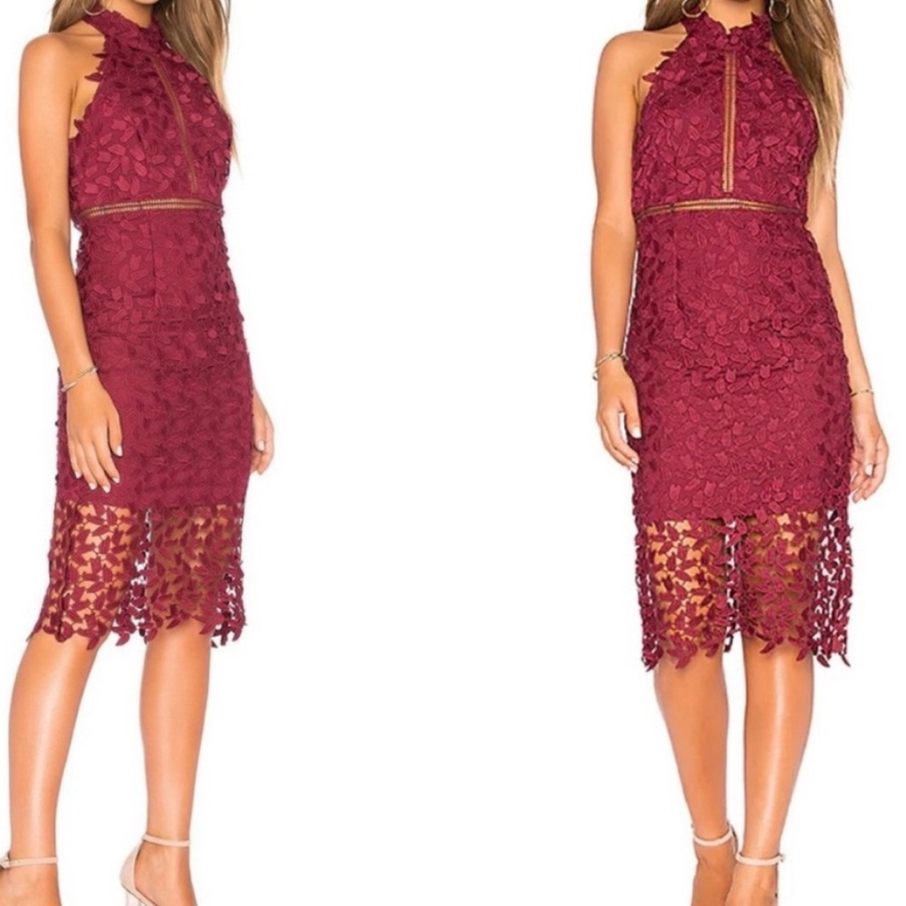 Bardot halter dress